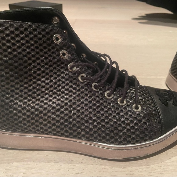 Chanel sneakers fabric lambskin size 36.5 - Picture 5 of 11